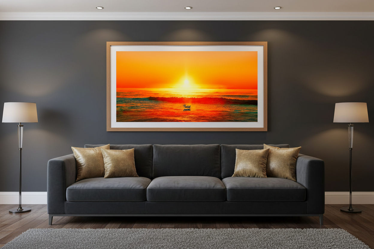 Coastal Mist Dawn Mockup