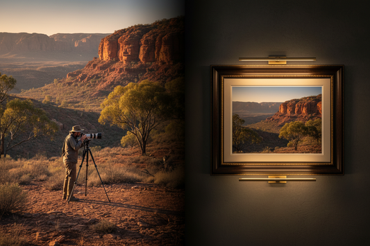 Behind the print — Raw Oz Images fine art photography production process from raw capture to finished archival print