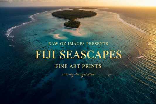 Fiji fine art photography prints — Yasawa Islands coral atolls and tropical seascapes by Raw Oz Images