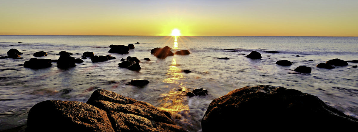 Beach Rocks — Fine Art Photography Print - Australian Volcanic Coastal Seascape Wall Art