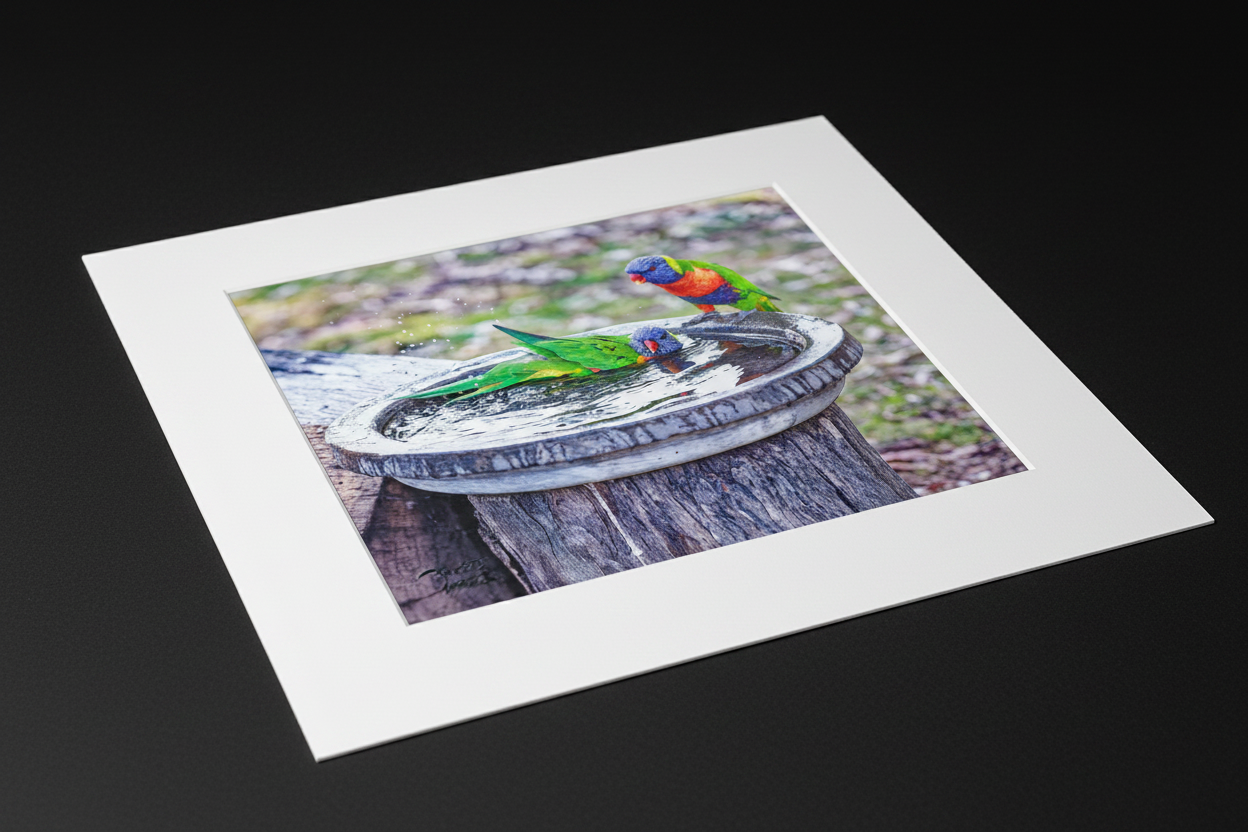 Bird Bath mat board