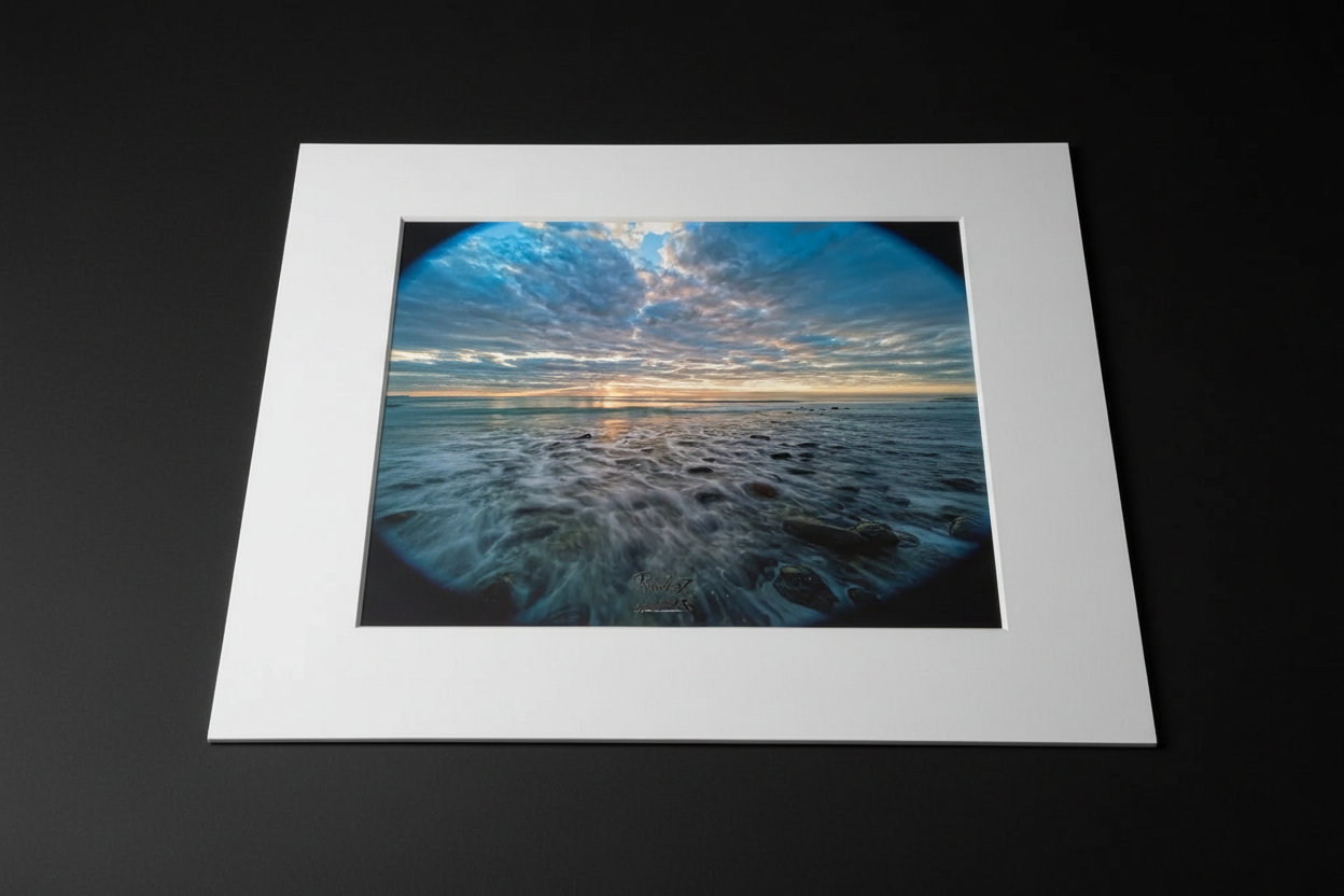 Cloudy Water mat board