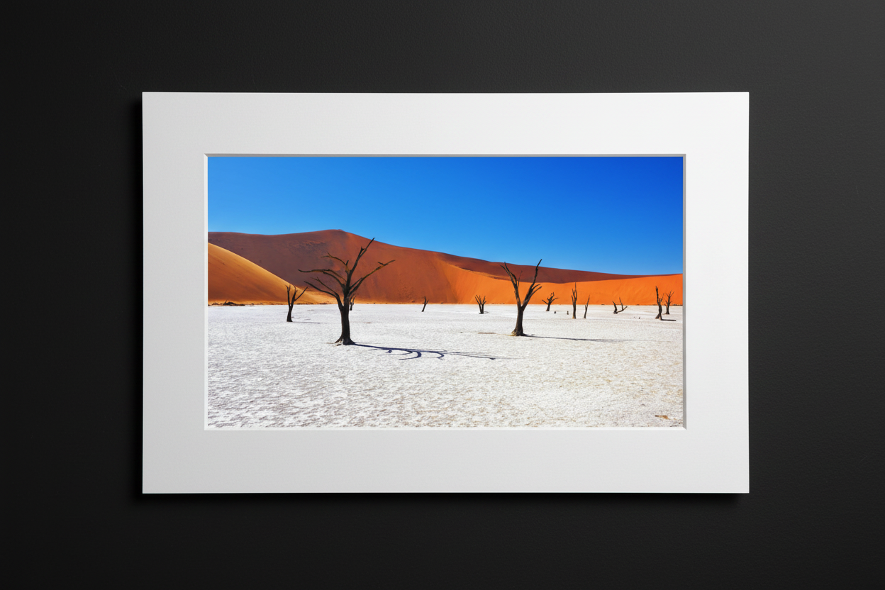 Deadvlei mat board mockup