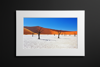Deadvlei mat board mockup