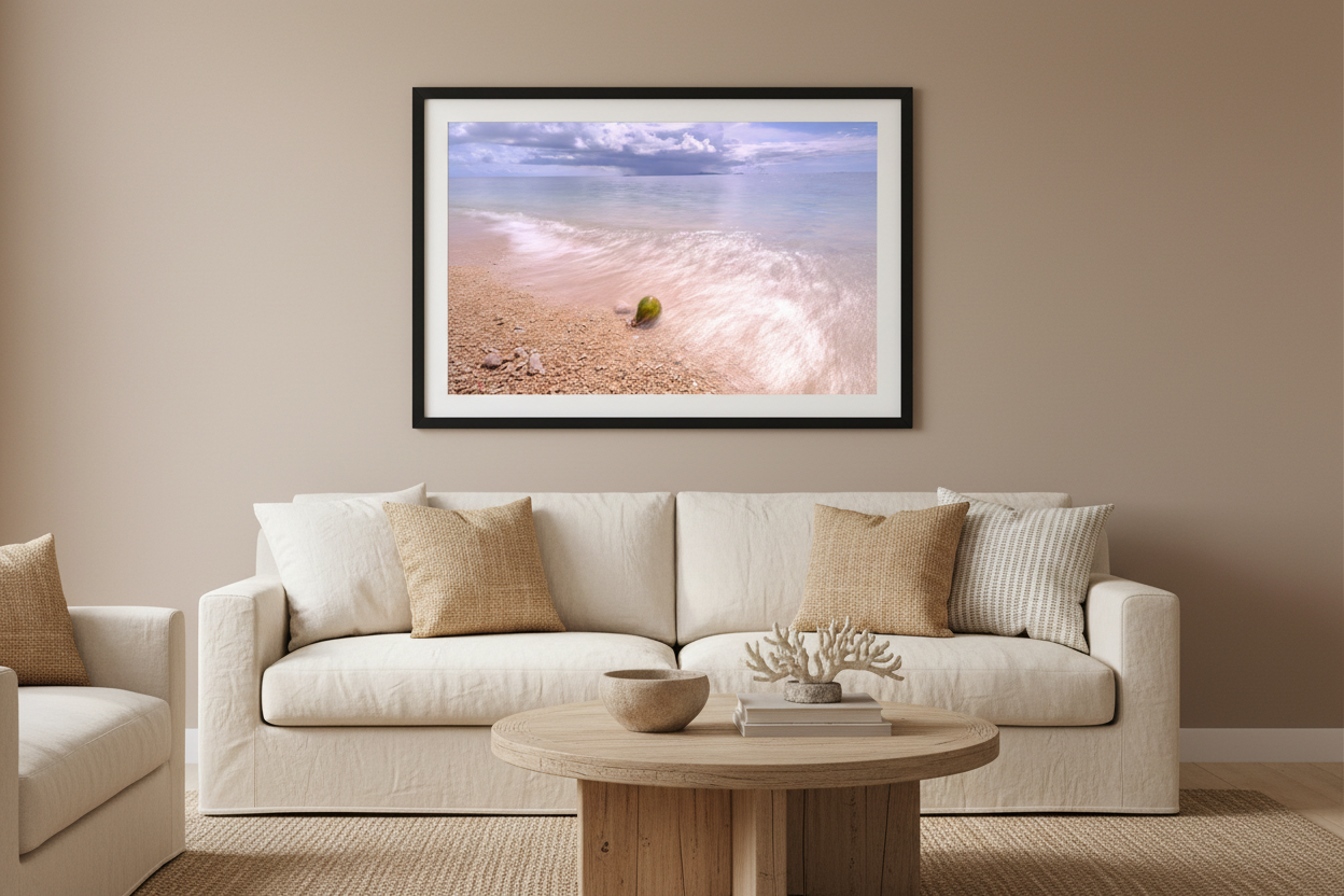 Fiji Coconut Storm coastal room mockup