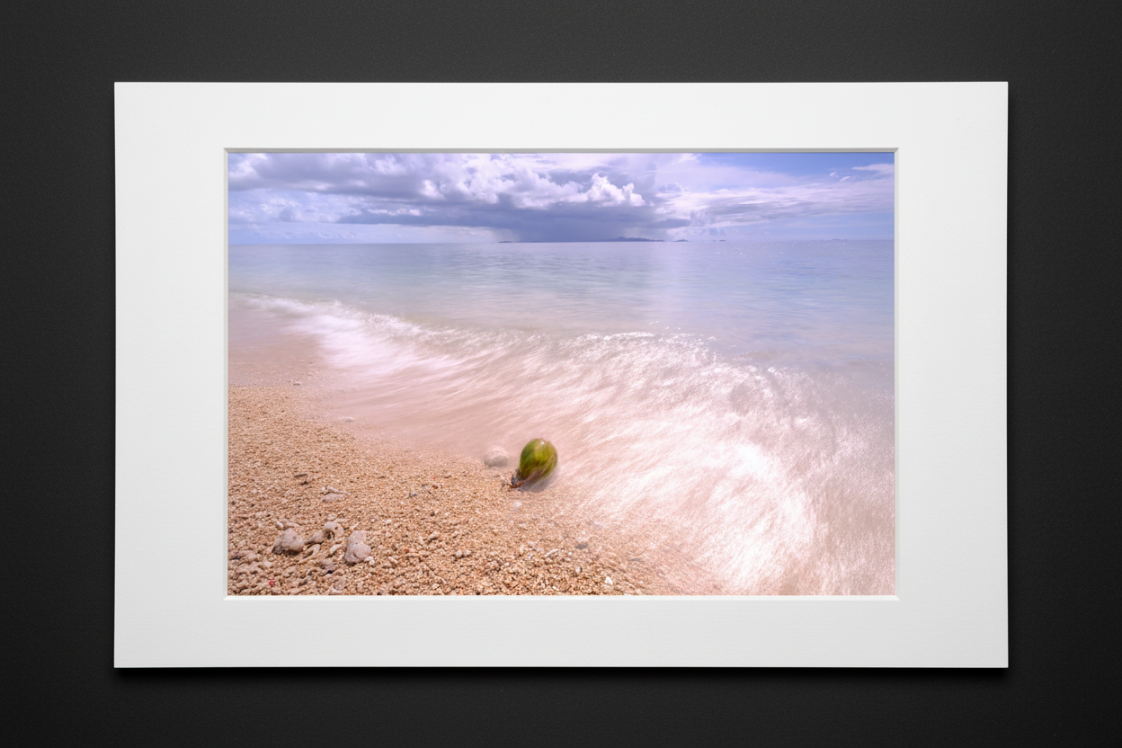 Fiji Coconut Storm mat board mockup