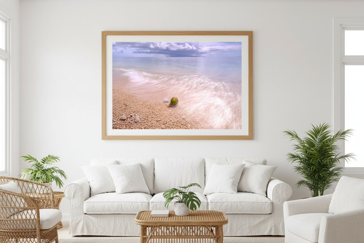 Fiji Coconut Storm tropical room mockup