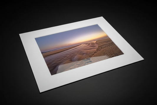 Glassy Water Light mat board