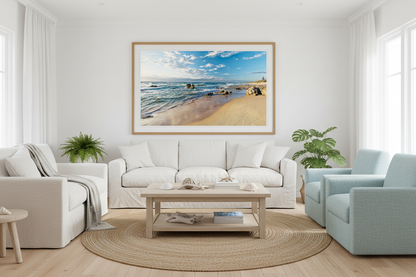 Gone Fishing Panoramic Fine Art Photography Print — Australian Coastal Lifestyle Wall Art
