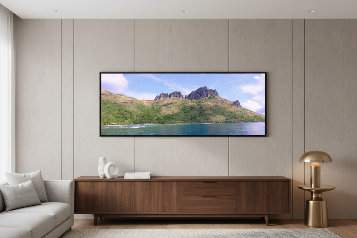 Island Life Fiji — Framed on Wall