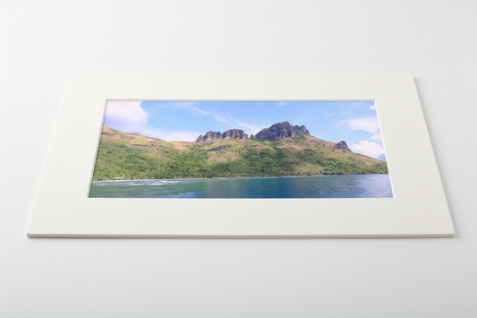 Island Life Fiji — White Matt Board