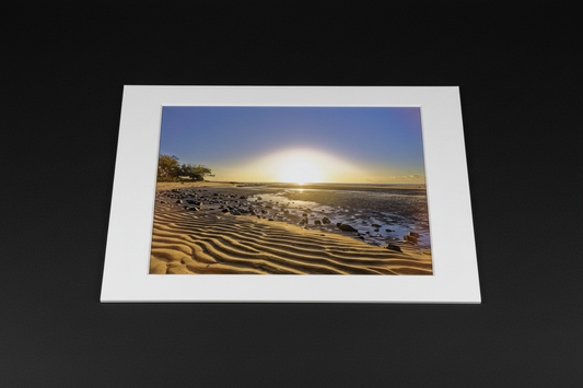 Light Rocks n Ripples mat board