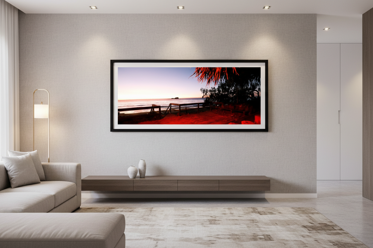 Old Woman Island Dawn — Framed on Wall