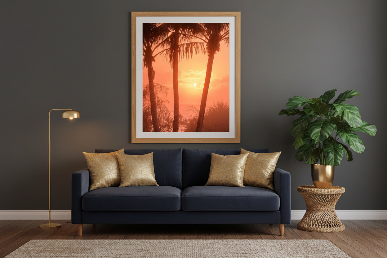 Palm Glows Mockup