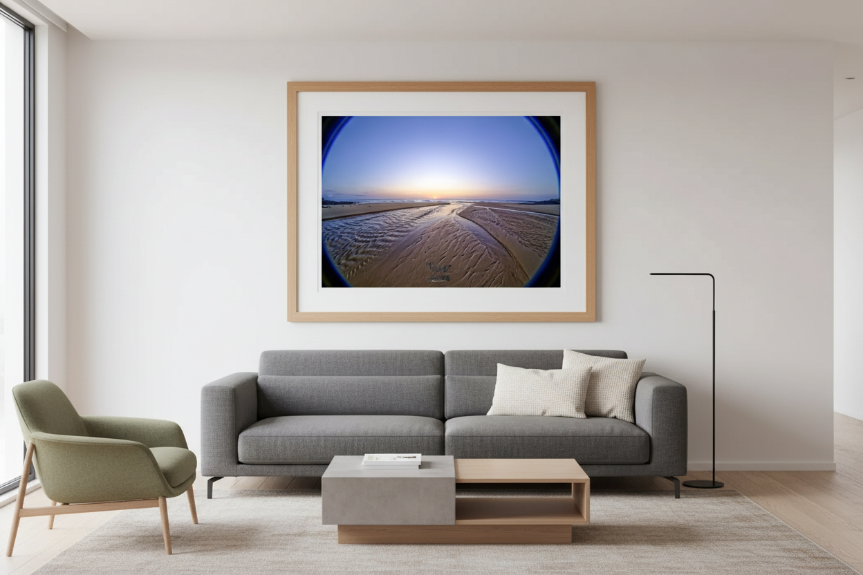 Port Hole Sun Mockup