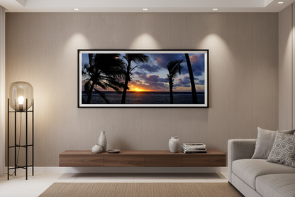 Raro Dinner View — Framed on Wall