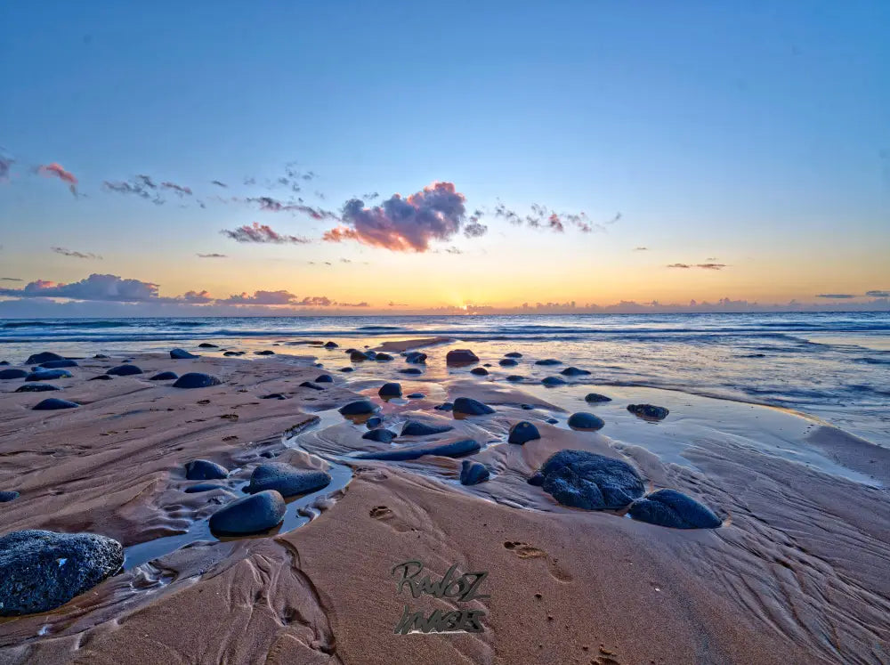 RawArtPrints #6 - Beach Dawn