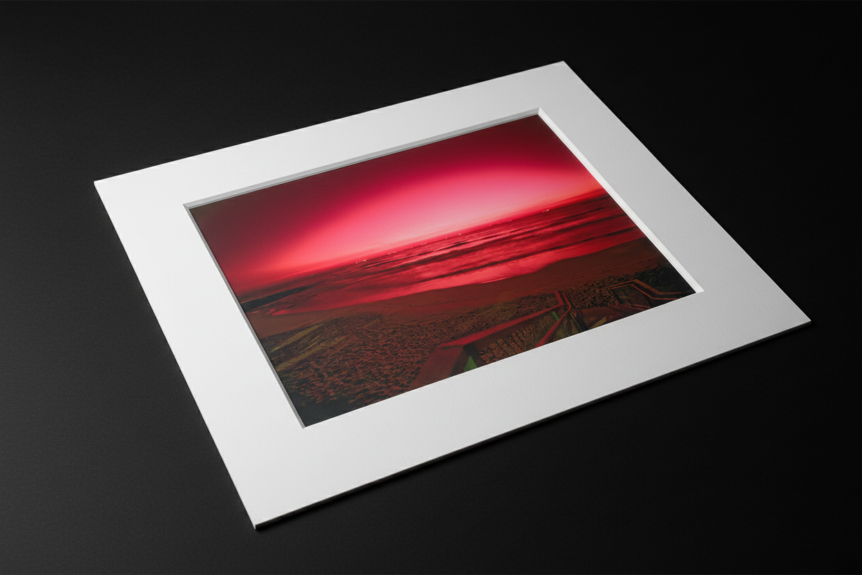 Red Sea Night Fine Art Photography Print — Australian Coastal Seascape Wall Art