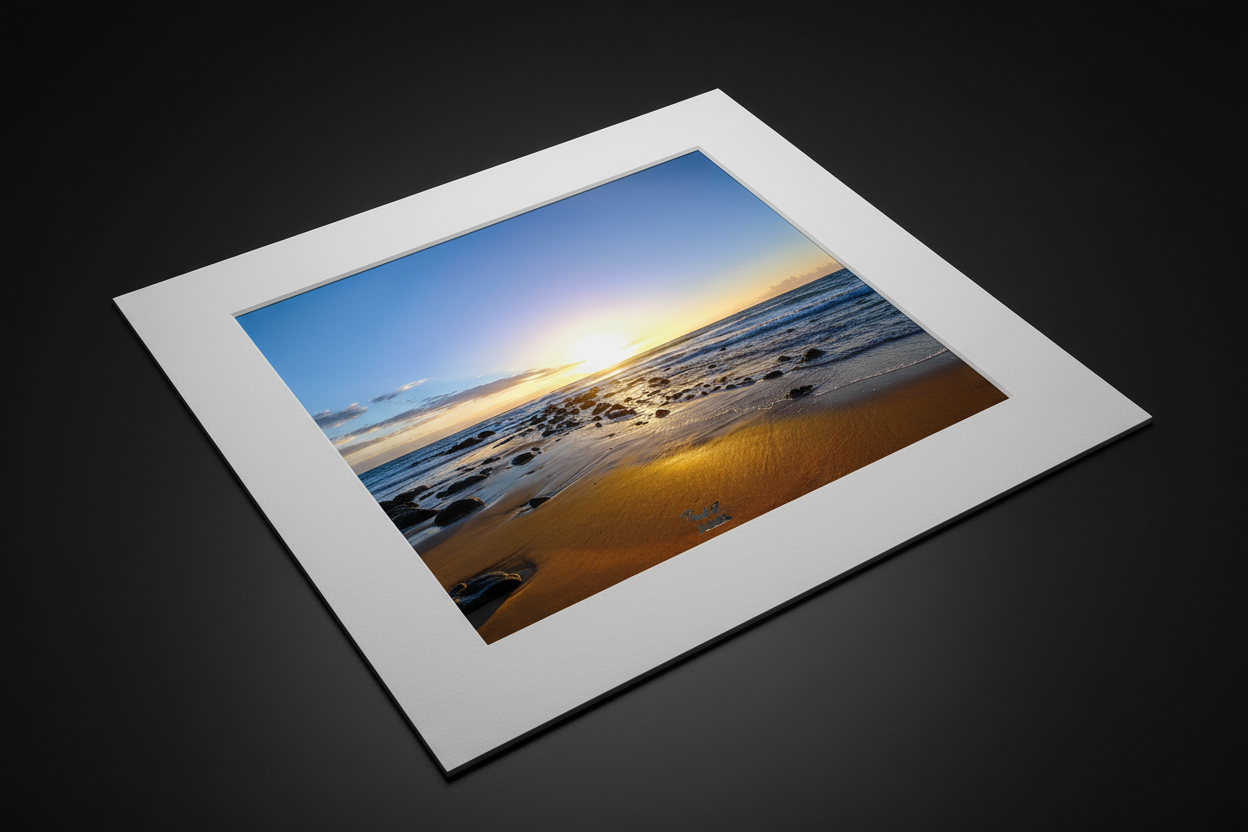 Sand Sunblast mat board