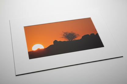 Sundowner Namibia — White Matt Board
