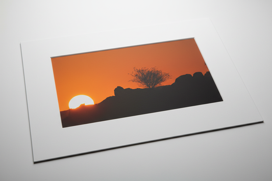 Sundowner Namibia — White Matt Board