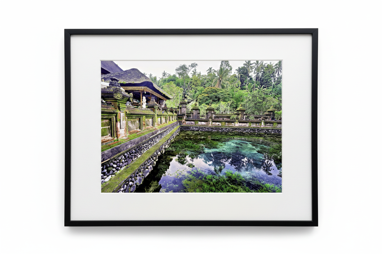 Temple Gardens — White Matt Board