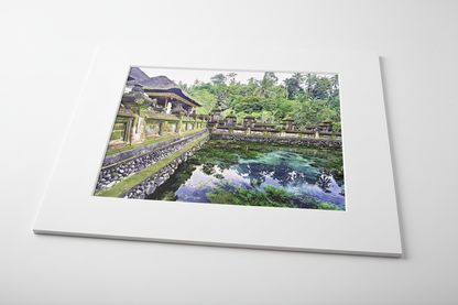 Temple Gardens — White Matt Board